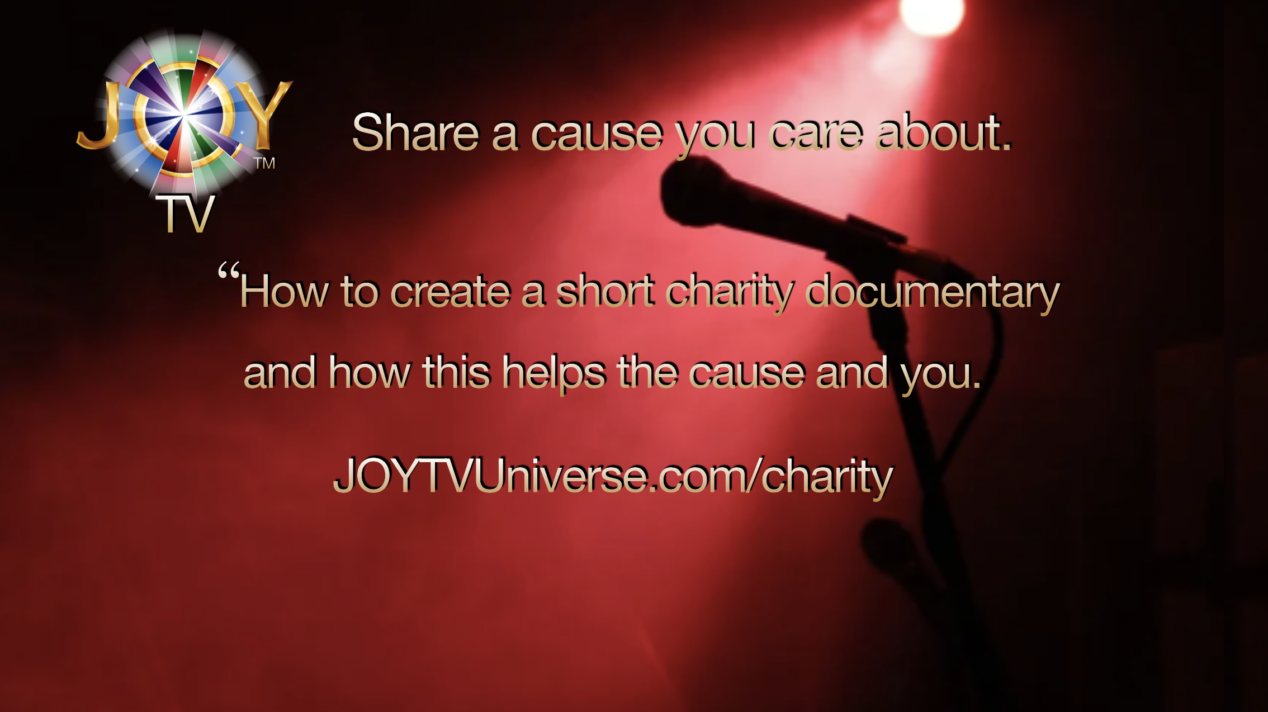 How to create a short documentary JOY TV Shorts "How to create a short documentary" JOYTVUniverse.com